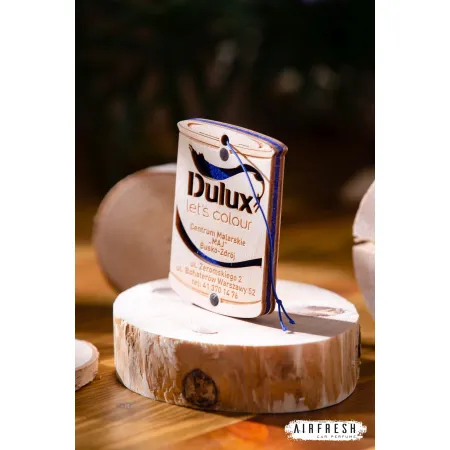 Zawieszki drewniane z filcem i logotypem klienta (1 000 szt.)